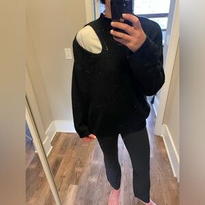 Astr The Label Cut Out Sweater